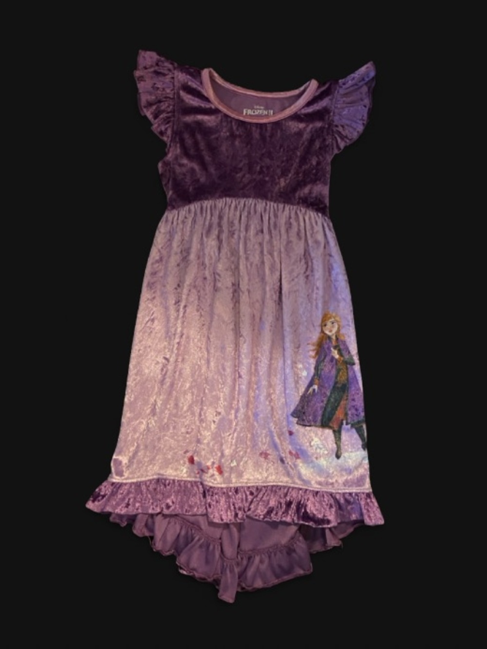 Disney Purple Velvet Anna Nightgown